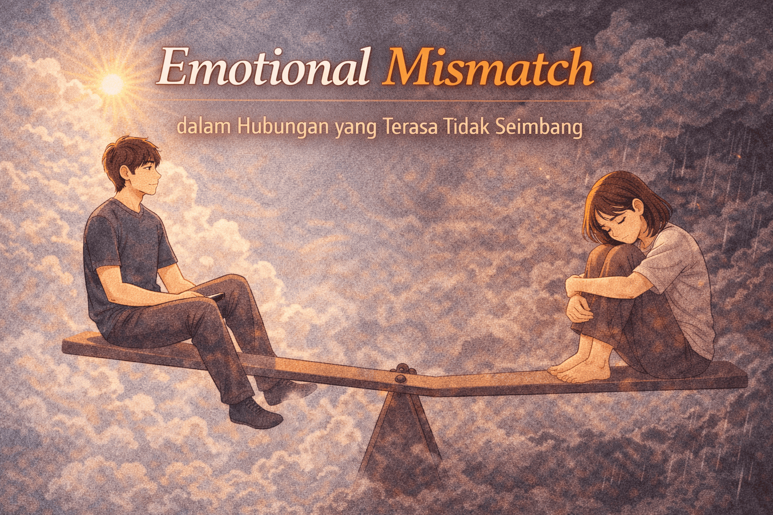 Emotional Mismatch dalam Hubungan yang Terasa Tidak Seimbang