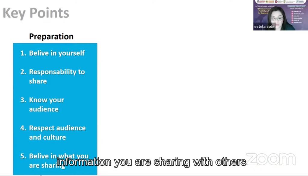 2023 - Visiting Lecture - The important of public speaking for businessmen - Part 1
