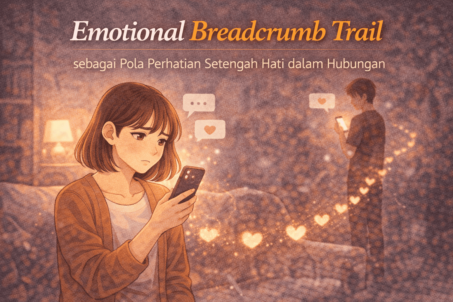Emotional Breadcrumb Trail sebagai Pola Perhatian Setengah Hati dalam Hubungan