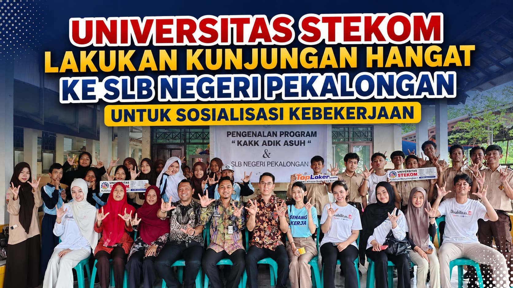 Universitas STEKOM Lakukan Kunjungan Hangat ke SLB Negeri Pekalongan untuk Sosialisasi Kebekerjaan