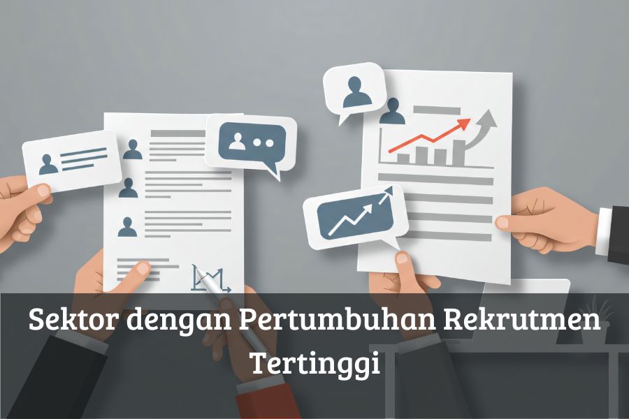 Sektor dengan Pertumbuhan Rekrutmen Tertinggi