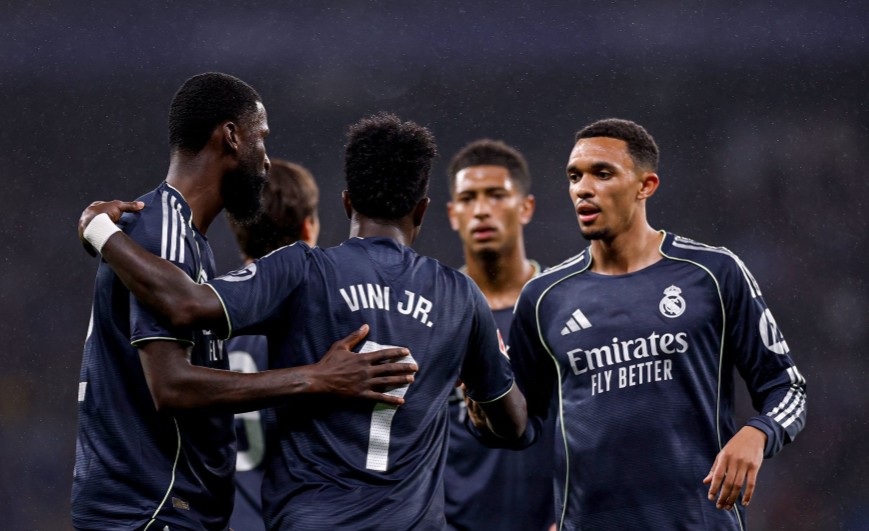 Real Madrid Kalahkan Espanyol 2-0 dan Tunda Pesta Juara Barcelona, Vinicius Jadi Penentu