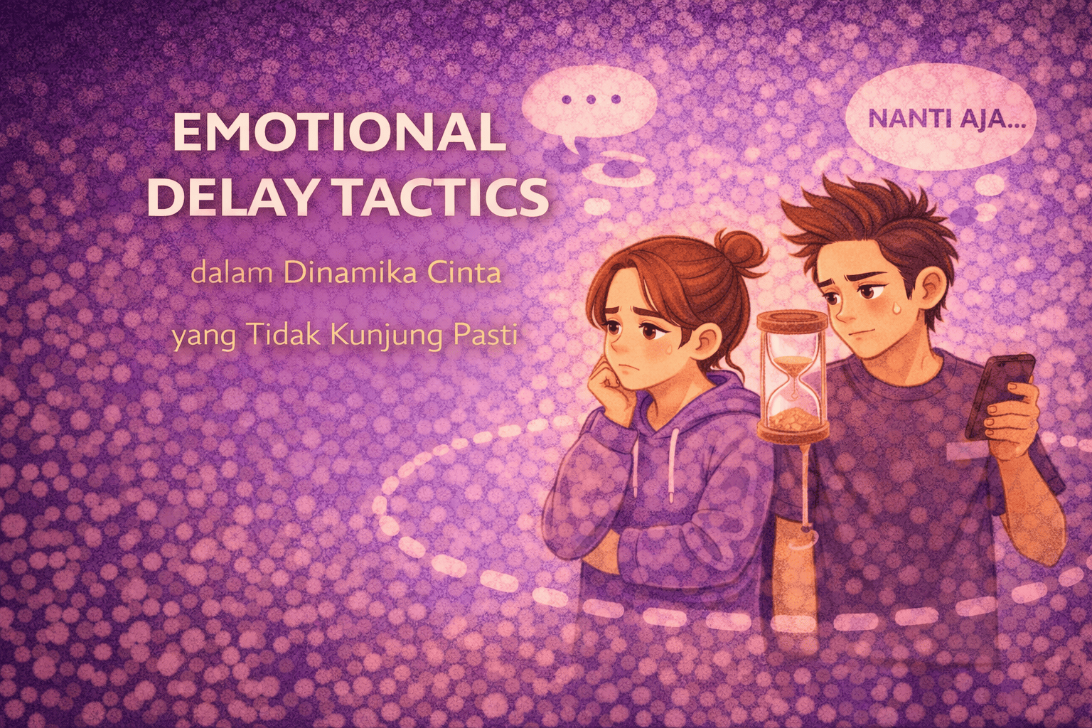 Emotional Delay Tactics dalam Dinamika Cinta yang Tidak Kunjung Pasti