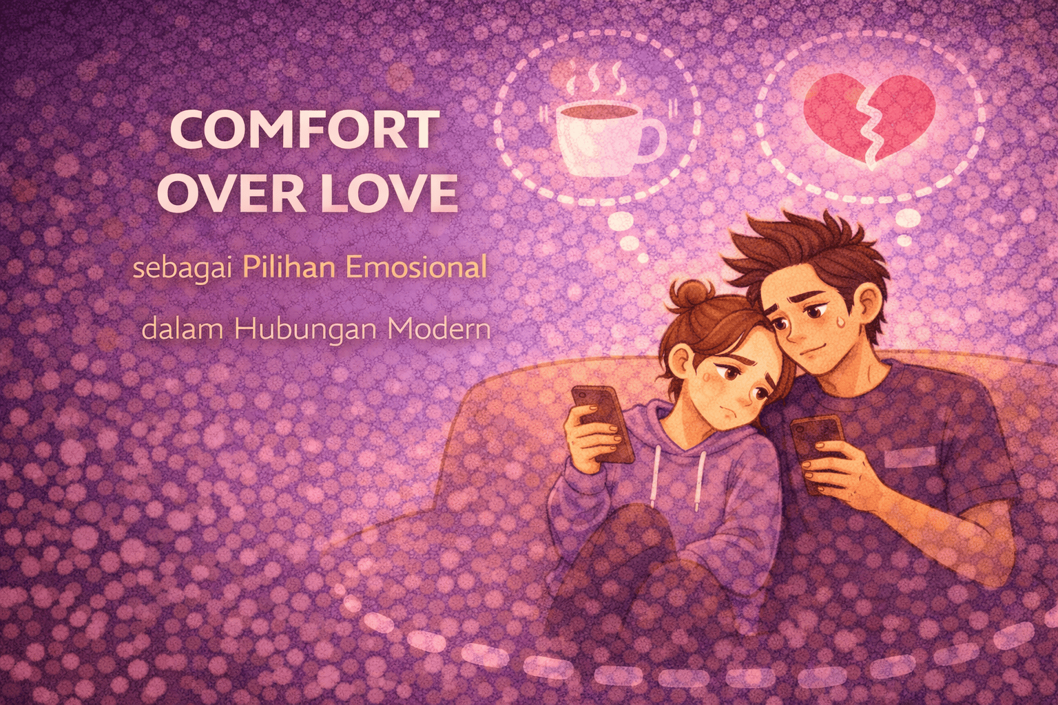 Comfort Over Love sebagai Pilihan Emosional dalam Hubungan Modern