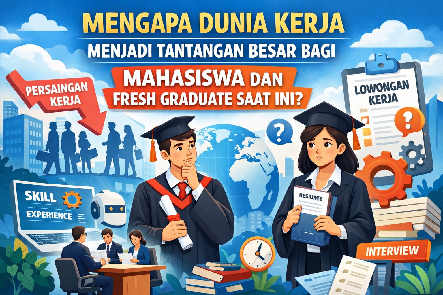 Mengapa Dunia Kerja Menjadi Tantangan Besar bagi Mahasiswa dan Fresh Graduate Saat Ini?