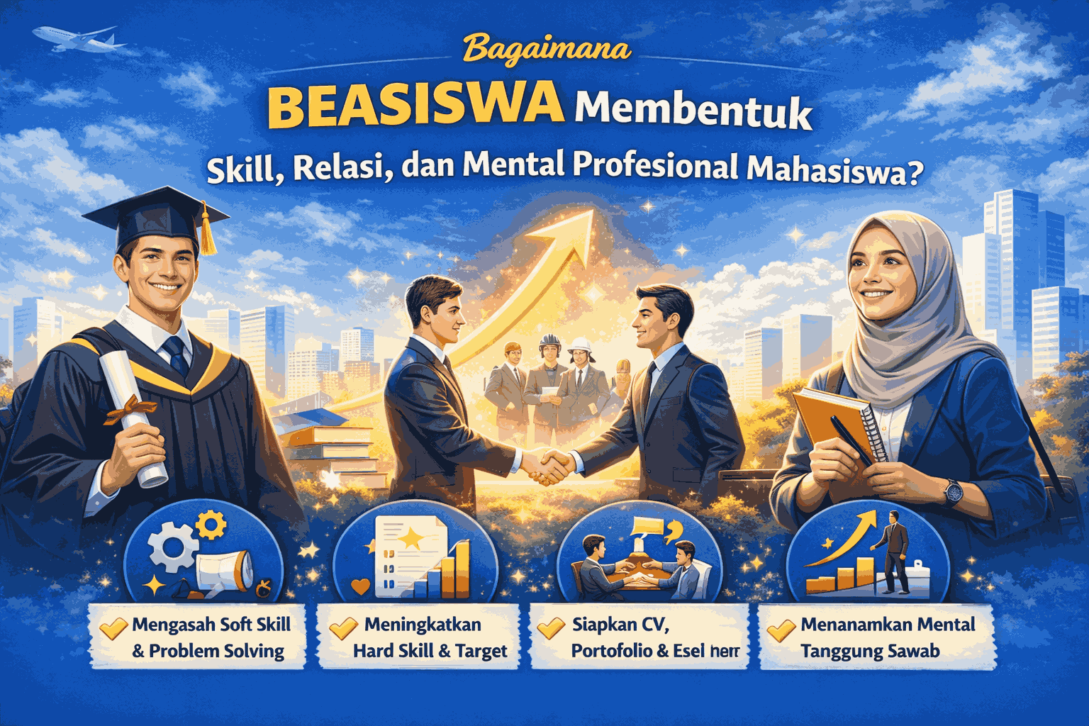 Bagaimana Beasiswa Membentuk Skill, Relasi, dan Mental Profesional Mahasiswa?