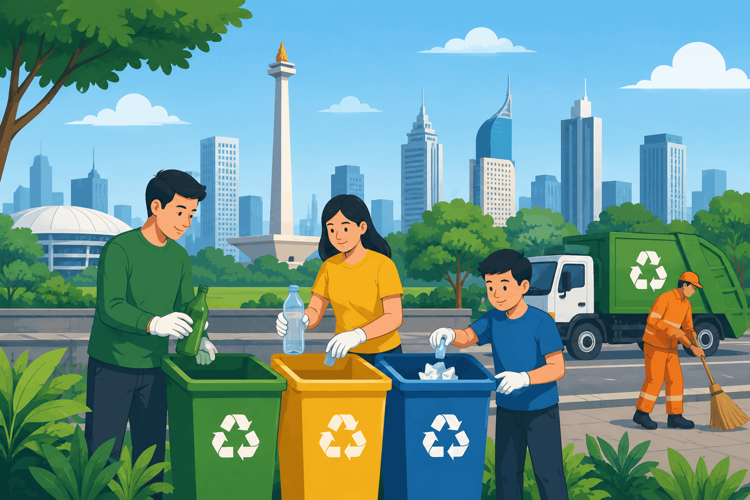 Kemdiktisaintek Dukung Jakarta Perkuat Gerakan Pilah Sampah, Menuju Kota yang Lebih Bersih dan Berkelanjutan