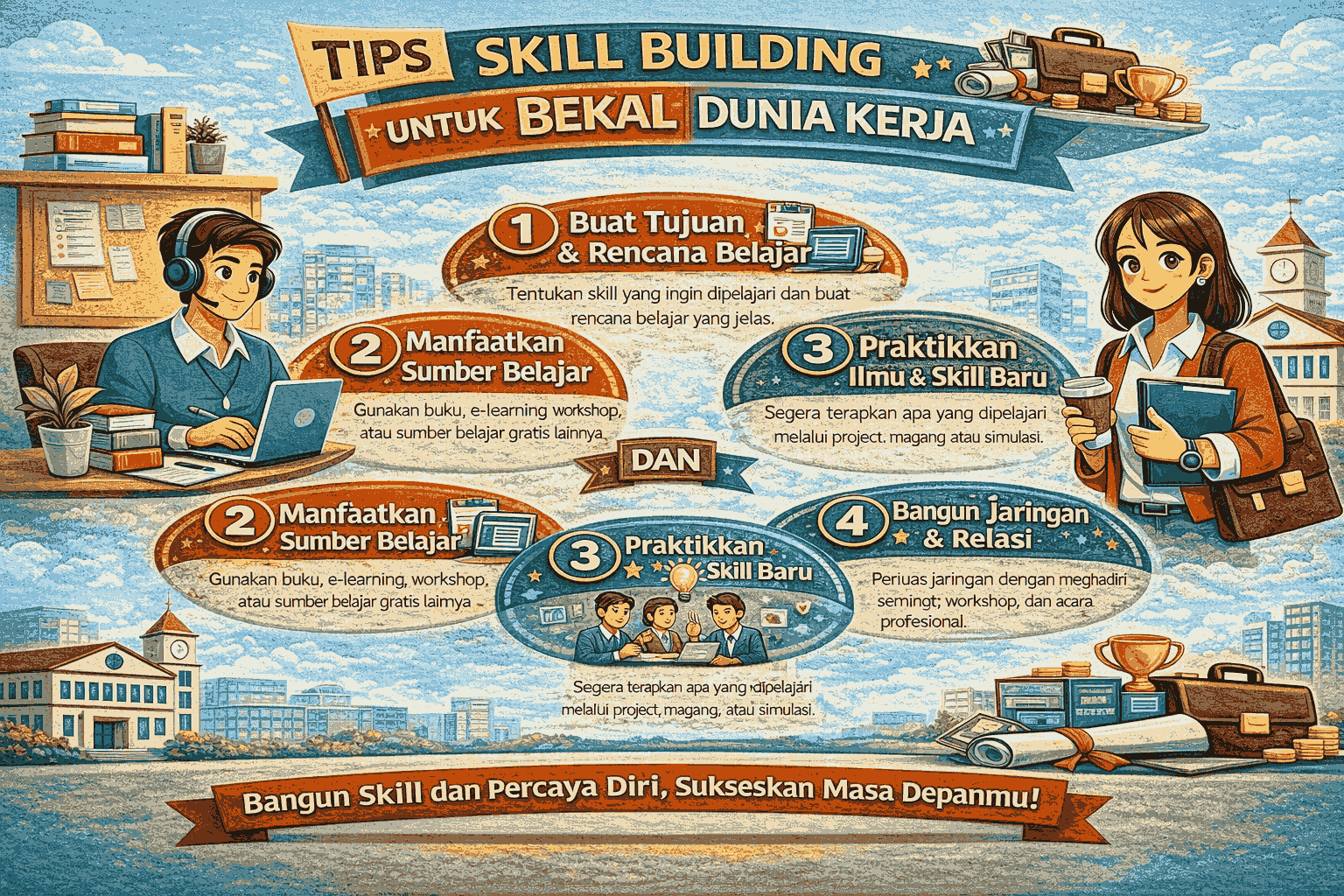 Tips Skill Building untuk Bekal Dunia Kerja