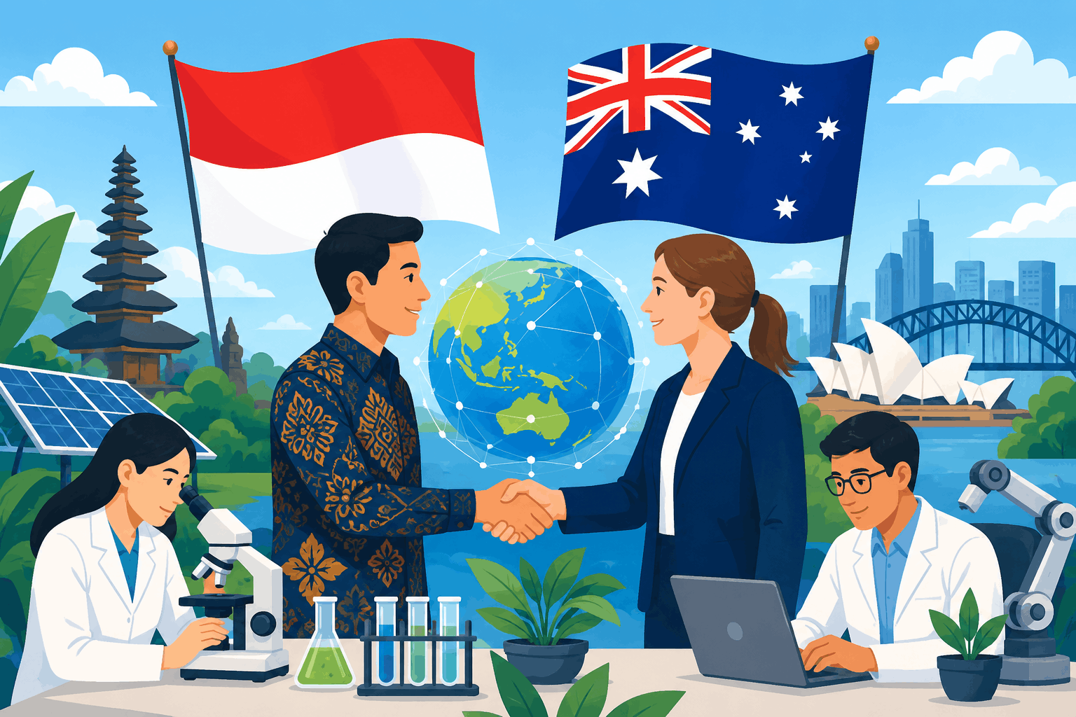 Indonesia dan Australia Perkuat Kolaborasi Riset dan Inovasi untuk Masa Depan Berkelanjutan