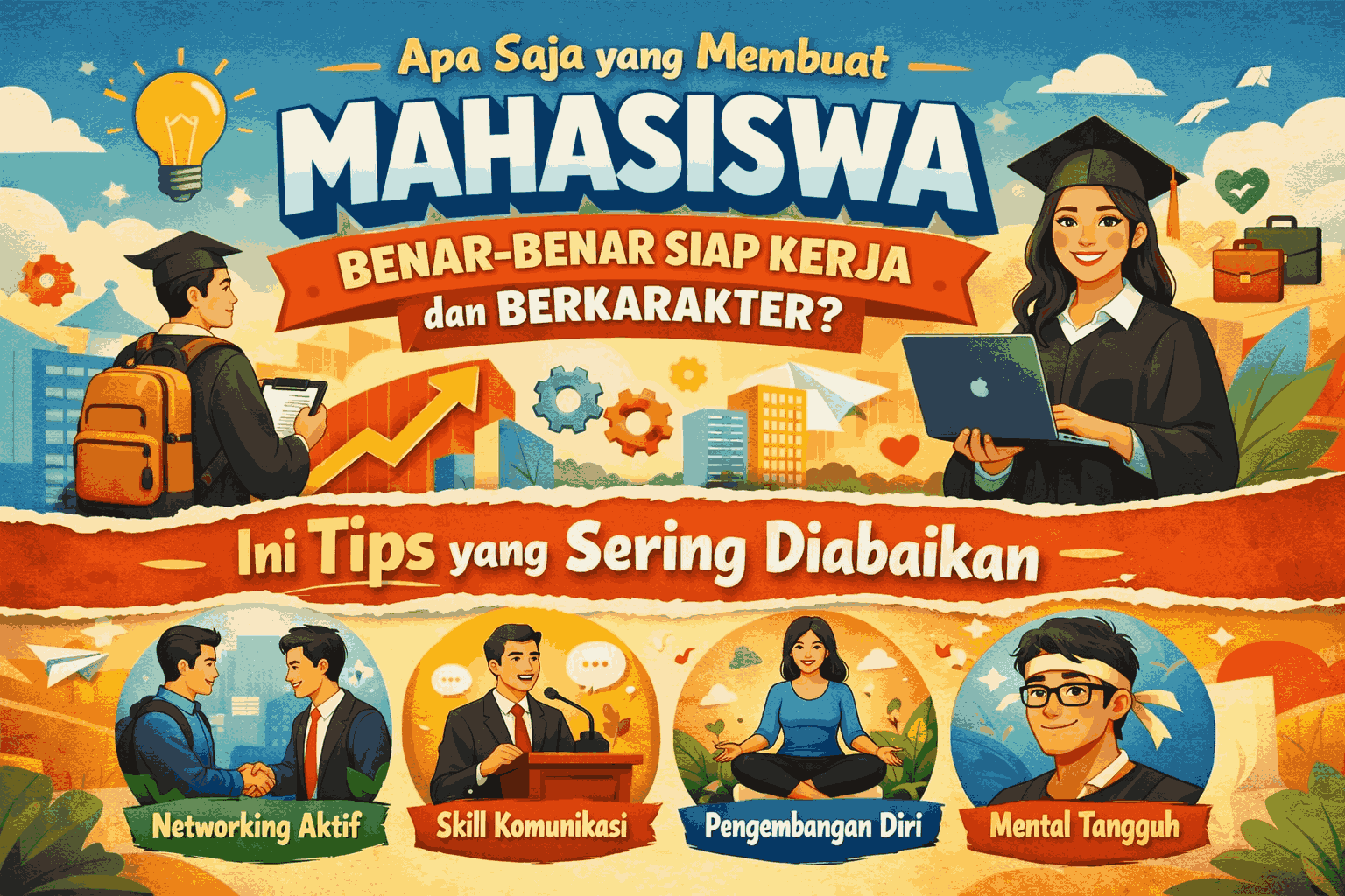 Apa Saja yang Membuat Mahasiswa Benar-Benar Siap Kerja dan Berkarakter? Ini Tips yang Sering Diabaikan