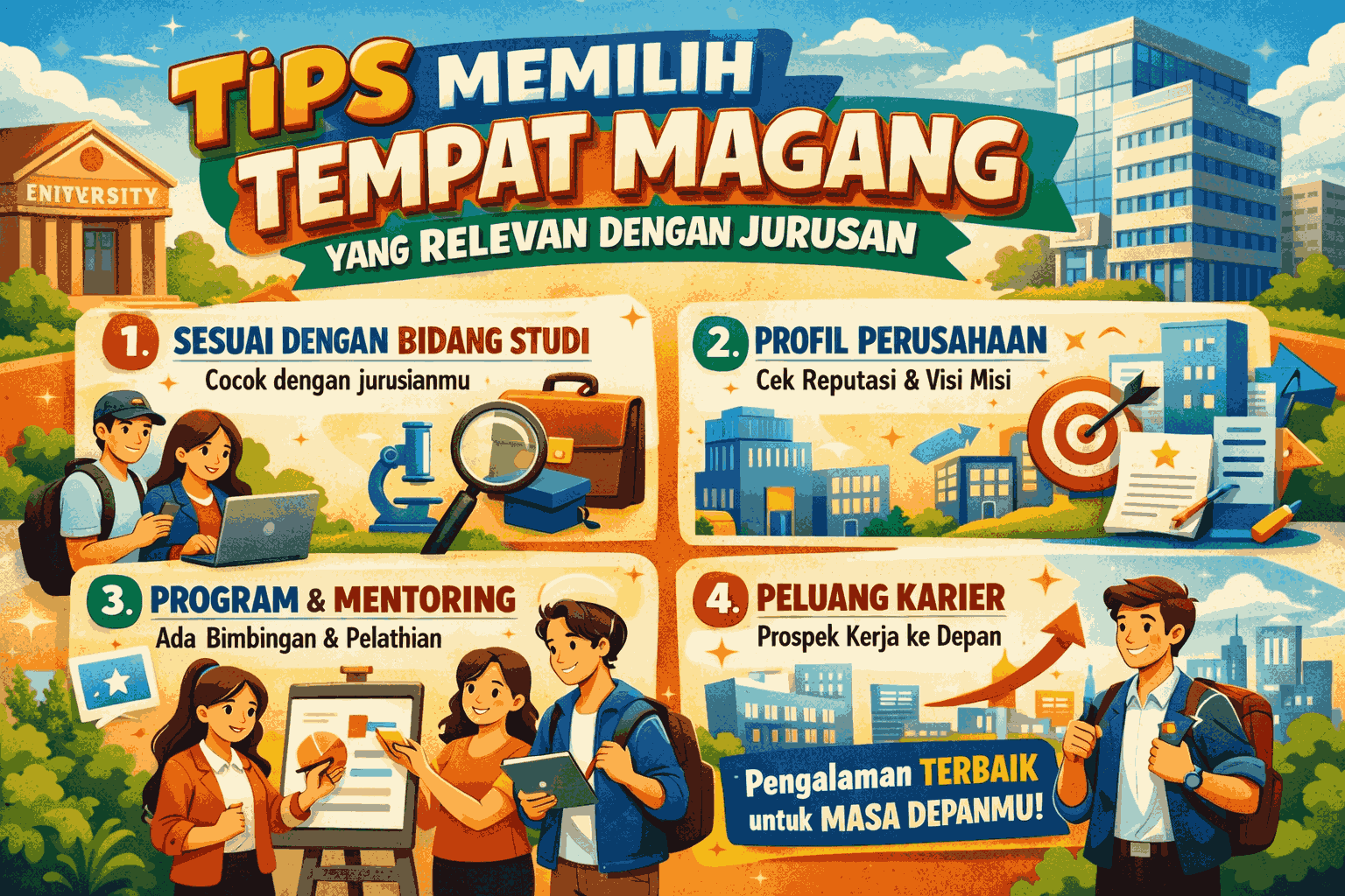 Tips Memilih Tempat Magang yang Relevan dengan Jurusan