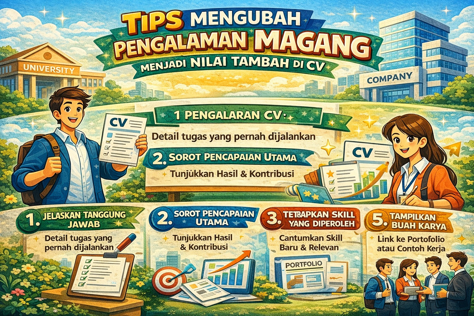 Tips Mengubah Pengalaman Magang Menjadi Nilai Tambah di CV