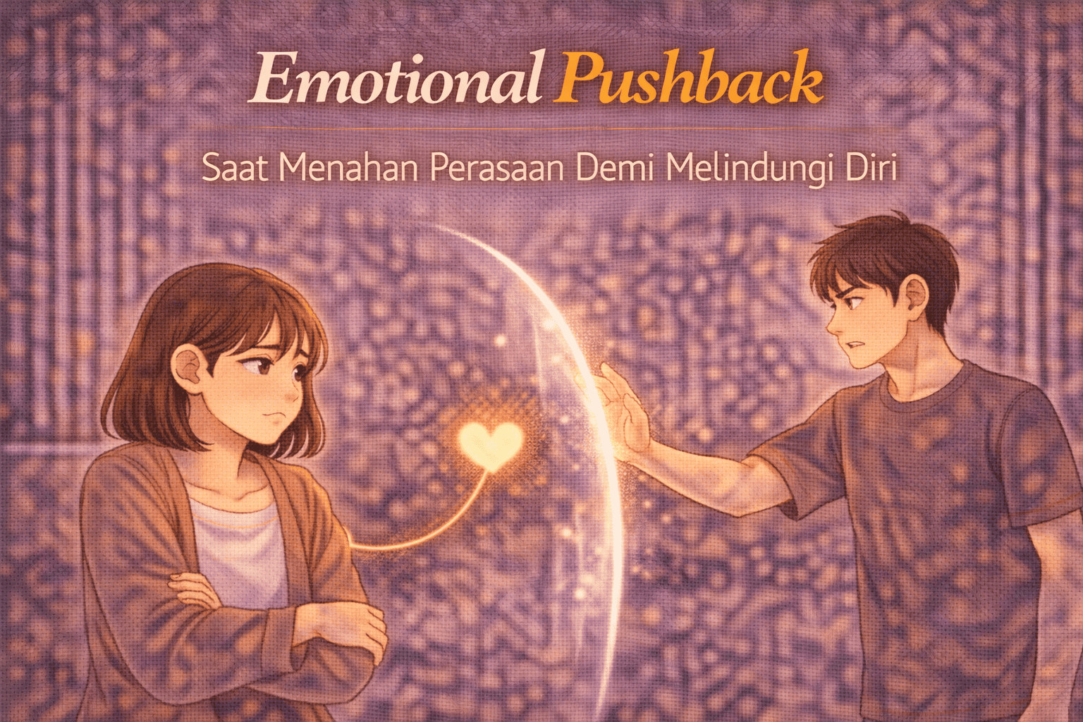 Emotional Pushback Saat Menahan Perasaan Demi Melindungi Diri