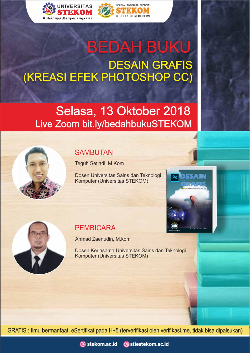 Bedah Buku: DESAIN GRAFIS (KREASI EFEK PHOTOSHOP CC)