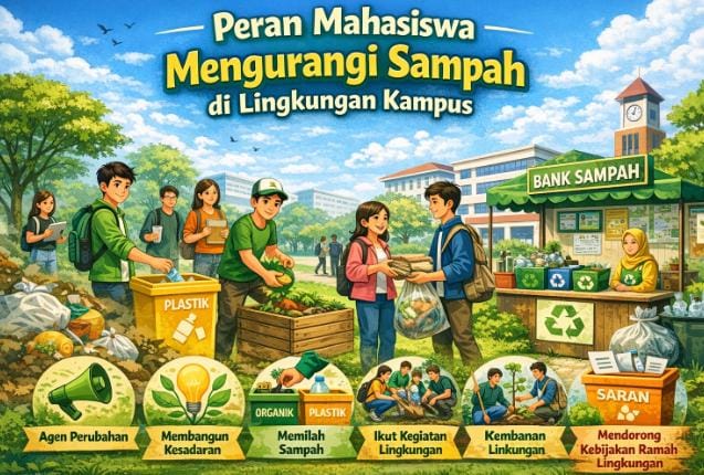 Peran Mahasiswa dalam Mengurangi Sampah di Lingkungan Kampus