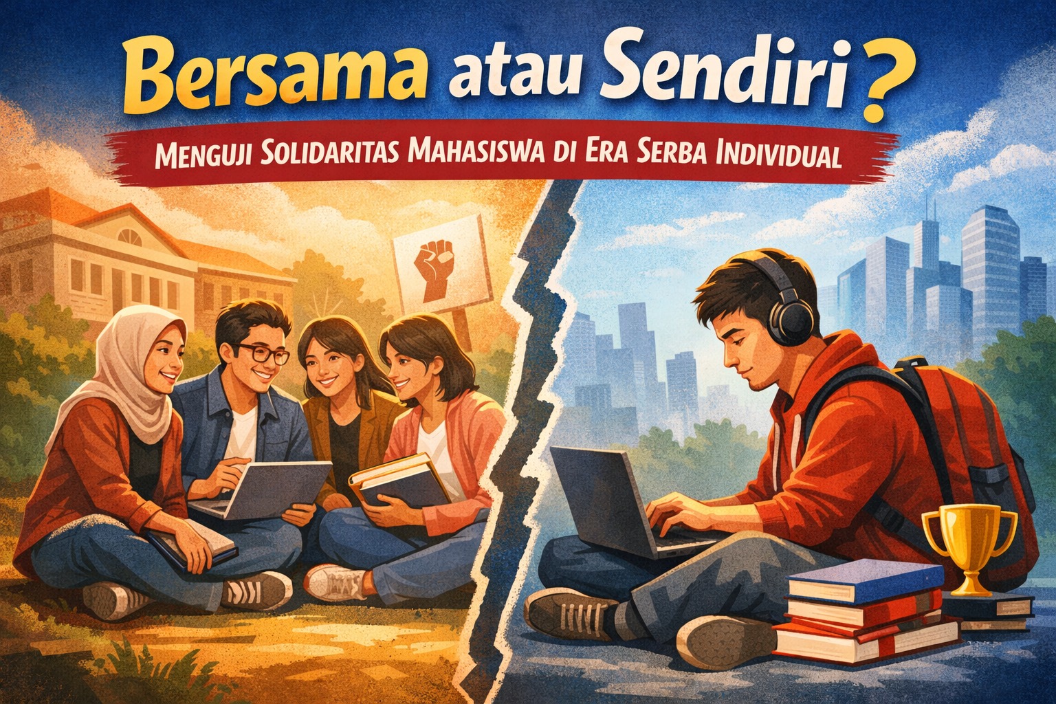 Bersama atau Sendiri? Menguji Solidaritas Mahasiswa di Era Serba Individual