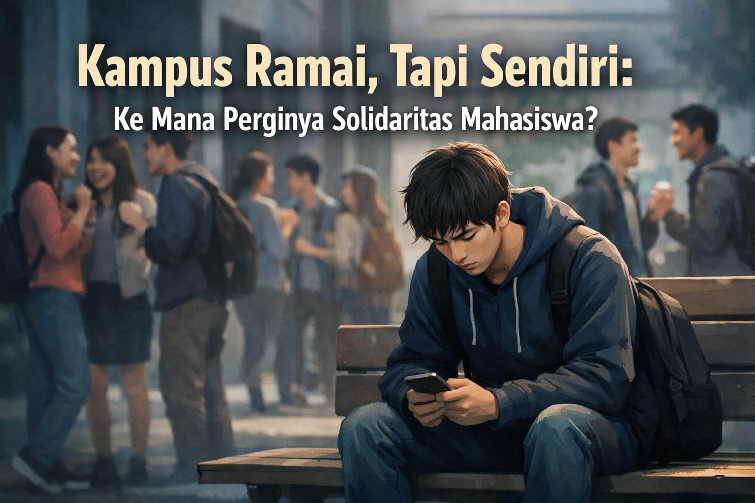 Kampus Ramai, Tapi Sendiri: Ke Mana Perginya Solidaritas Mahasiswa?