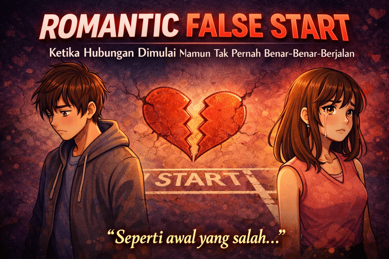 Romantic False Start Ketika Hubungan Dimulai Namun Tak Pernah Benar Benar Berjalan
