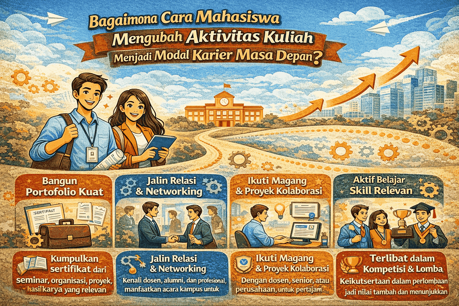 Bagaimana Cara Mahasiswa Mengubah Aktivitas Kuliah Menjadi Modal Karier Masa Depan?