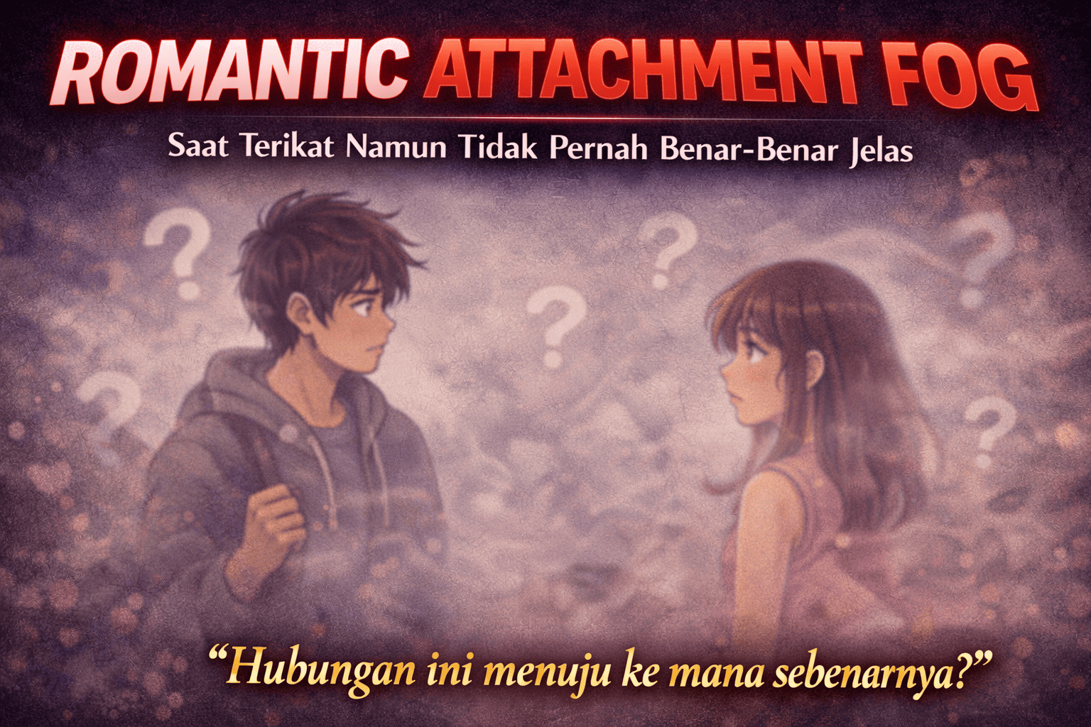 Romantic Attachment Fog Saat Terikat Namun Tidak Pernah Benar Benar Jelas