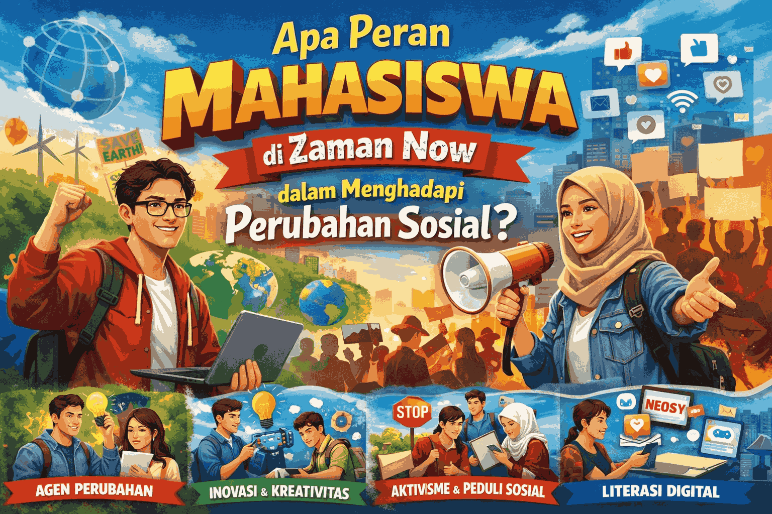 Apa Peran Mahasiswa di Zaman Now dalam Menghadapi Perubahan Sosial