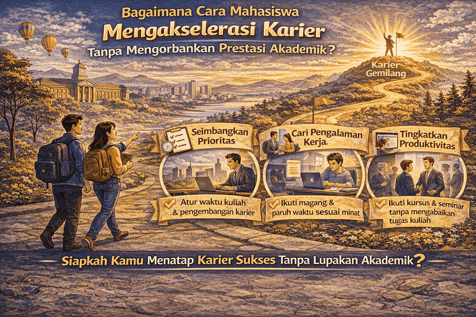 Bagaimana Cara Mahasiswa Mengakselerasi Karier Tanpa Mengorbankan Prestasi Akademik?