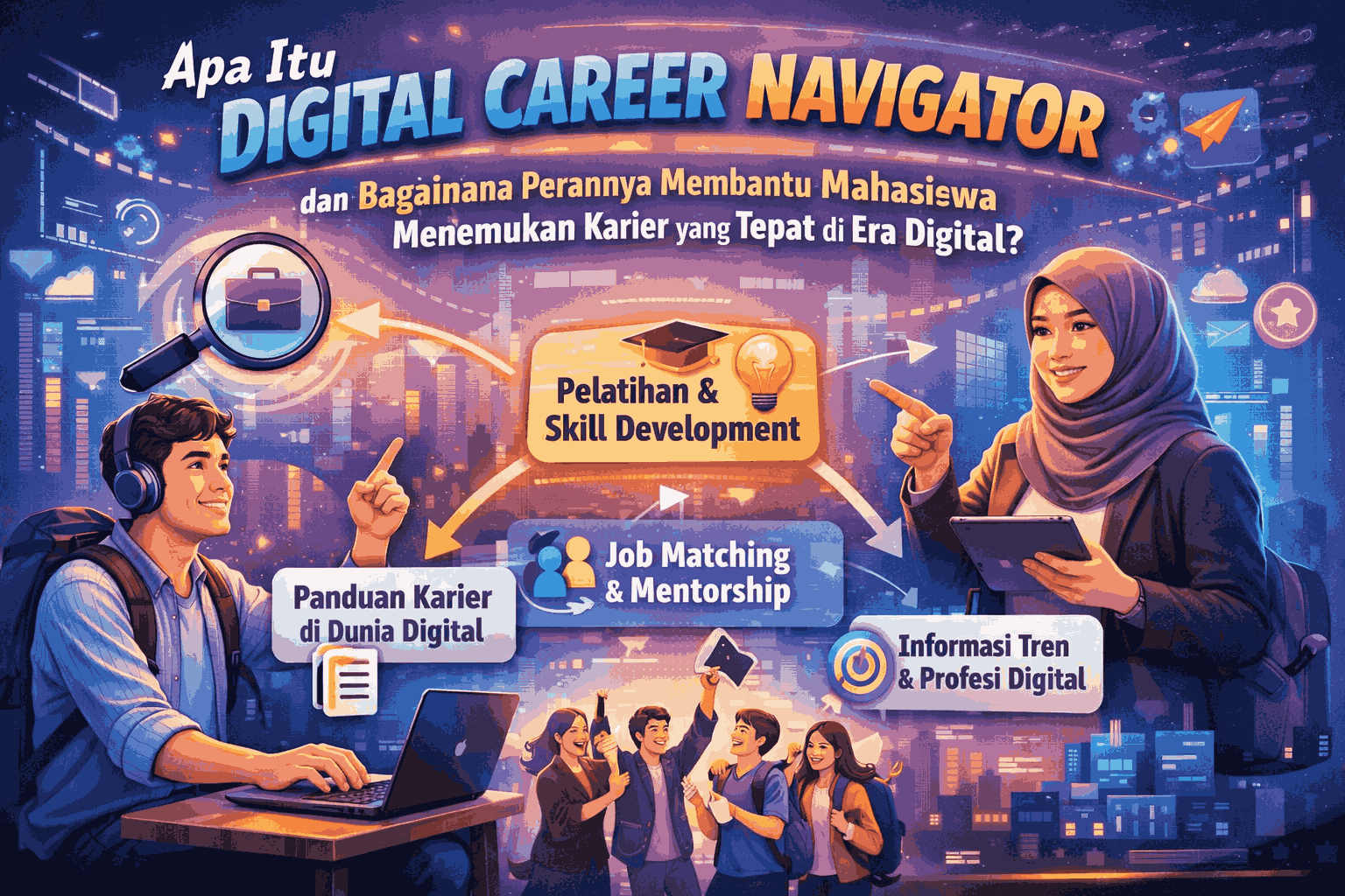 Apa Itu Digital Career Navigator dan Bagaimana Perannya Membantu Mahasiswa Menemukan Karier yang Tepat di Era Digital?