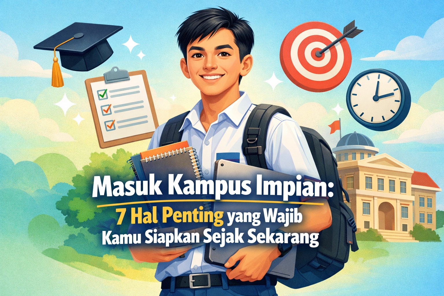 Masuk Kampus Impian: 7 Hal Penting yang Wajib Kamu Siapkan Sejak Sekarang