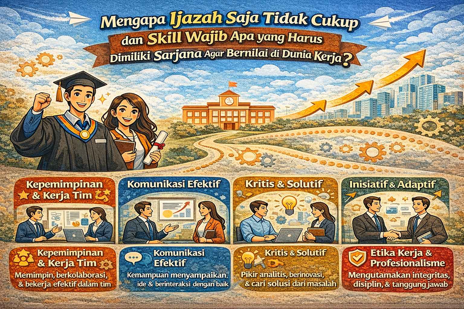 Mengapa Ijazah Saja Tidak Cukup dan Skill Wajib Apa yang Harus Dimiliki Sarjana agar Bernilai di Dunia Kerja?