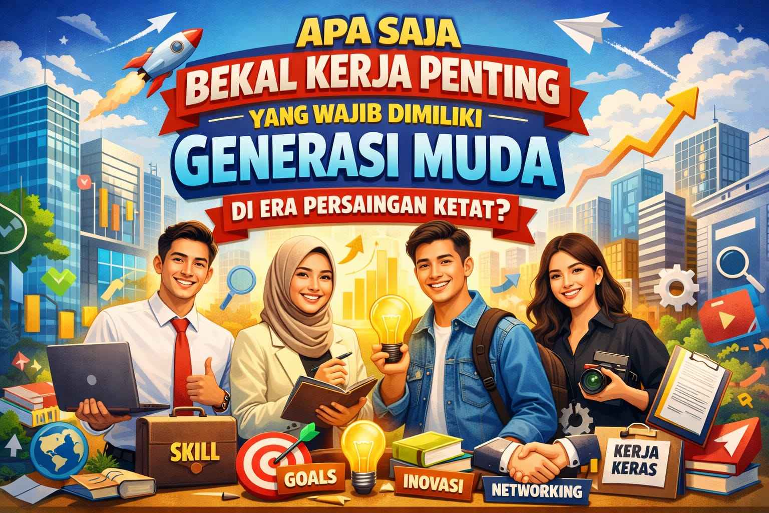 Apa Saja Bekal Kerja Penting yang Wajib Dimiliki Generasi Muda di Era Persaingan Ketat
