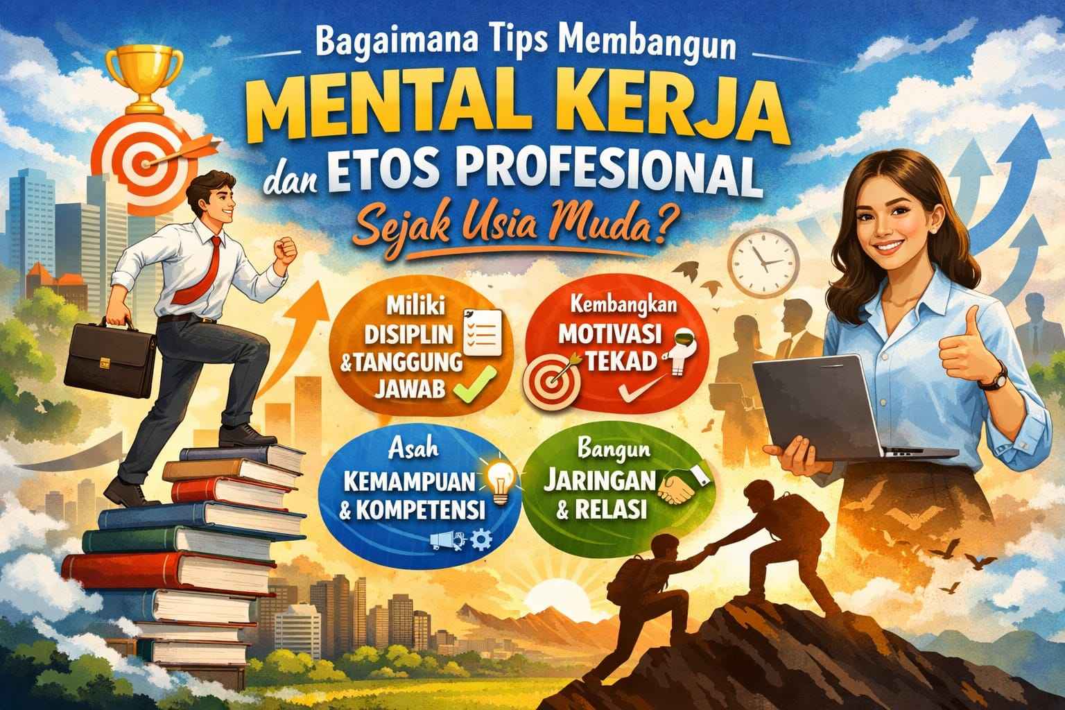 Bagaimana Tips Membangun Mental Kerja dan Etos Profesional Sejak Usia Muda?