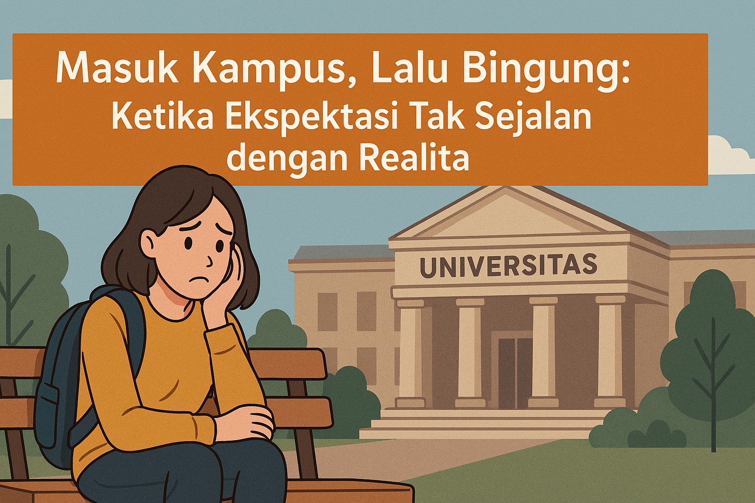 Masuk Kampus, Lalu Bingung: Ketika Ekspektasi Tak Sejalan dengan Realita