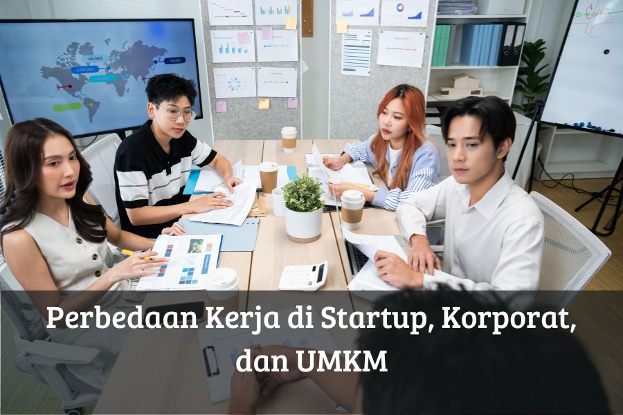 Perbedaan Kerja di Startup, Korporat, dan UMKM