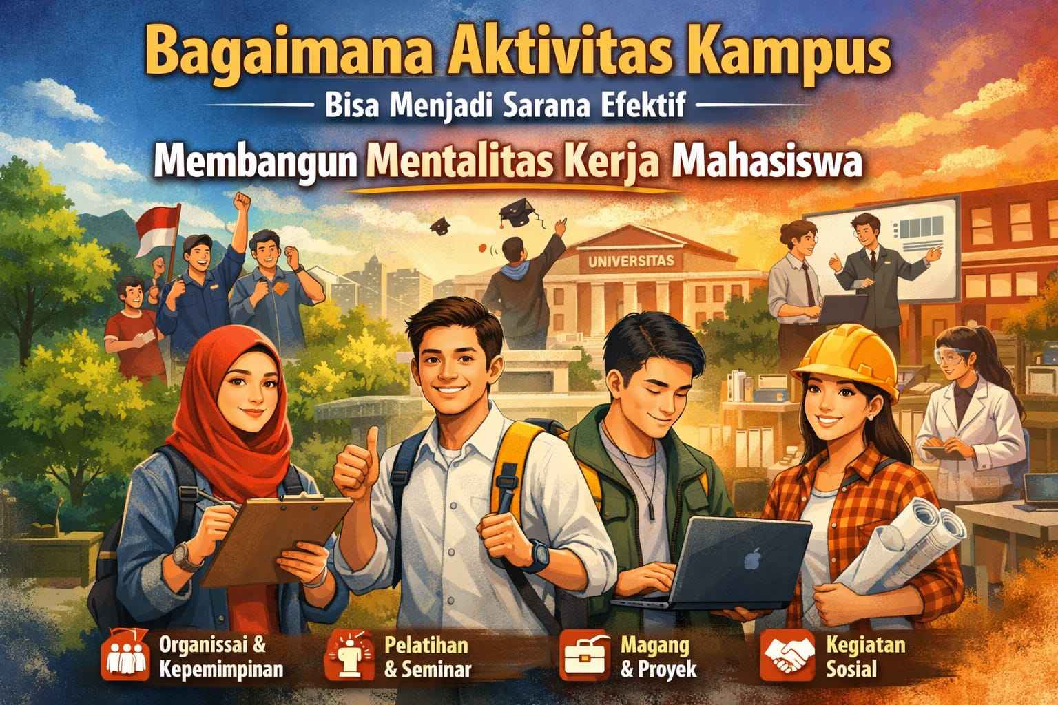 Bagaimana Aktivitas Kampus Bisa Menjadi Sarana Efektif Membangun Mentalitas Kerja Mahasiswa