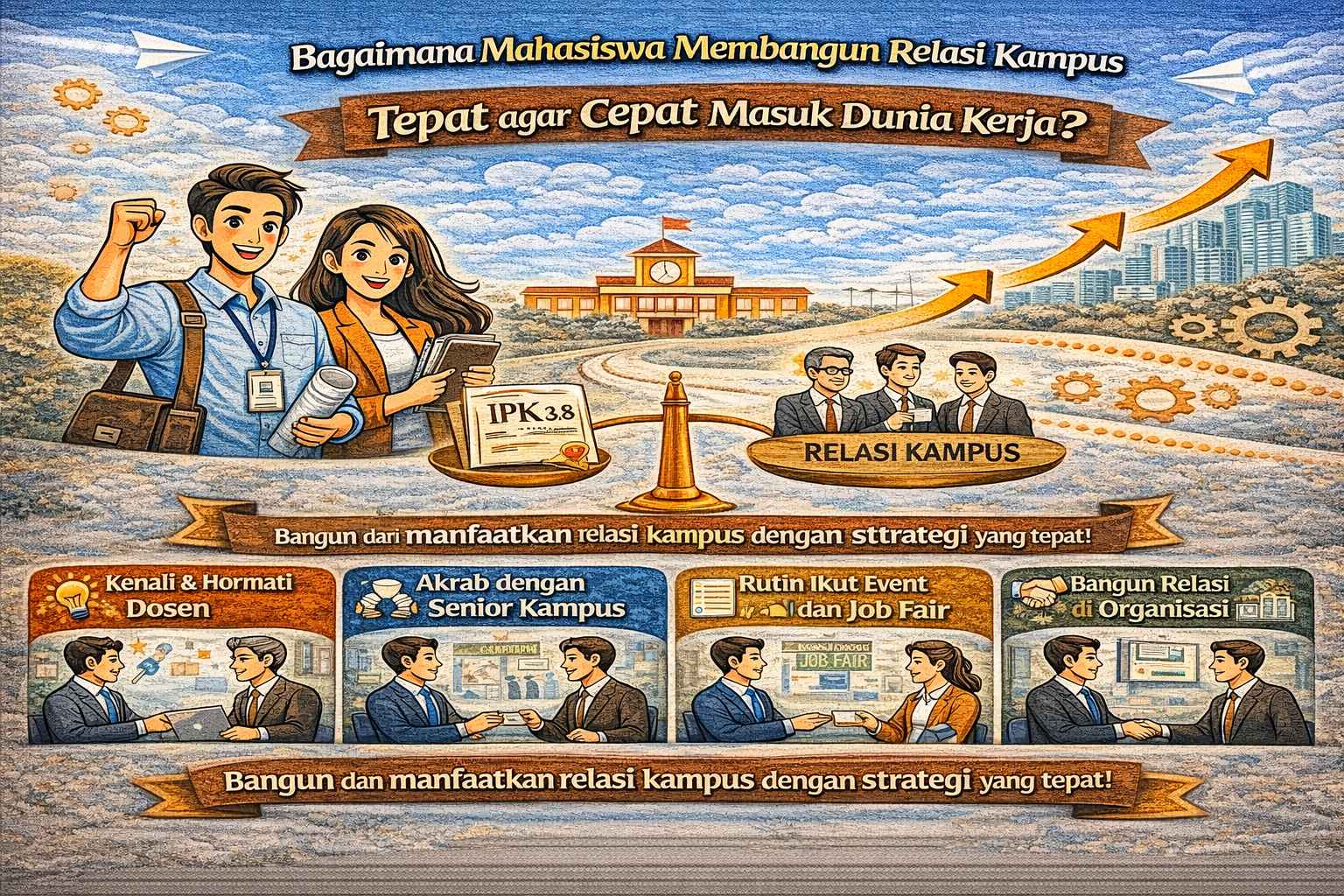 Bagaimana Mahasiswa Membangun Relasi Kampus yang Tepat agar Cepat Masuk Dunia Kerja?