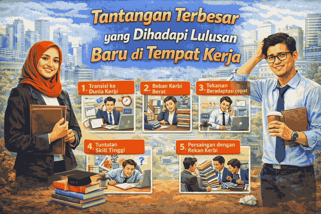 Tantangan Terbesar yang Dihadapi Lulusan Baru di Tempat Kerja