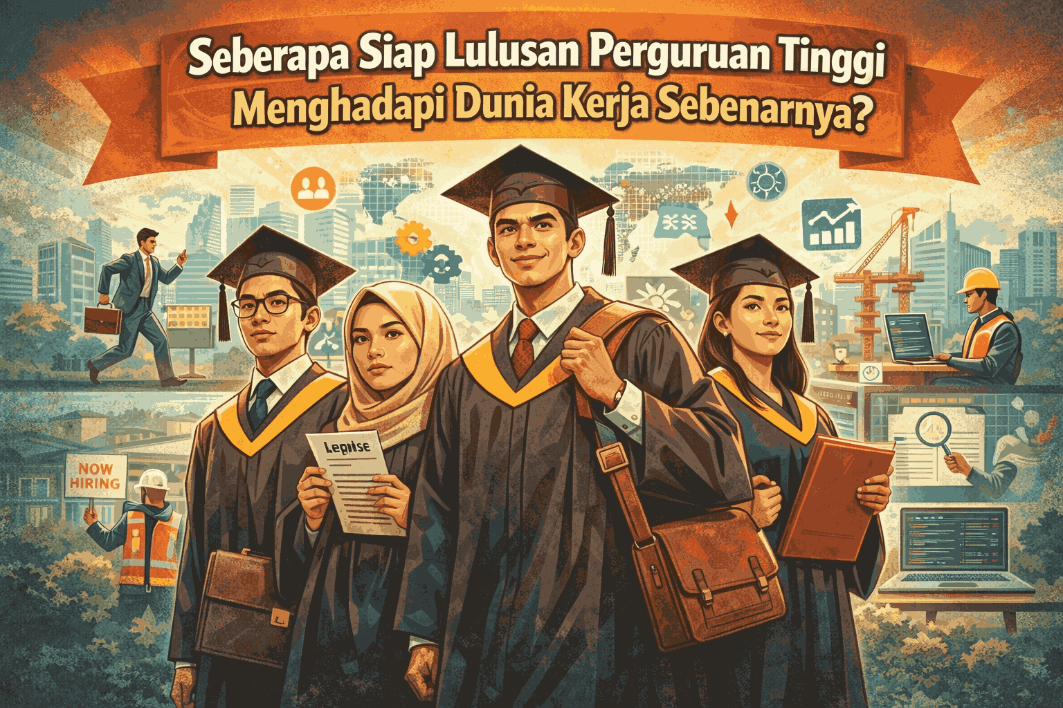 Seberapa Siap Lulusan Perguruan Tinggi Menghadapi Dunia Kerja Sebenarnya