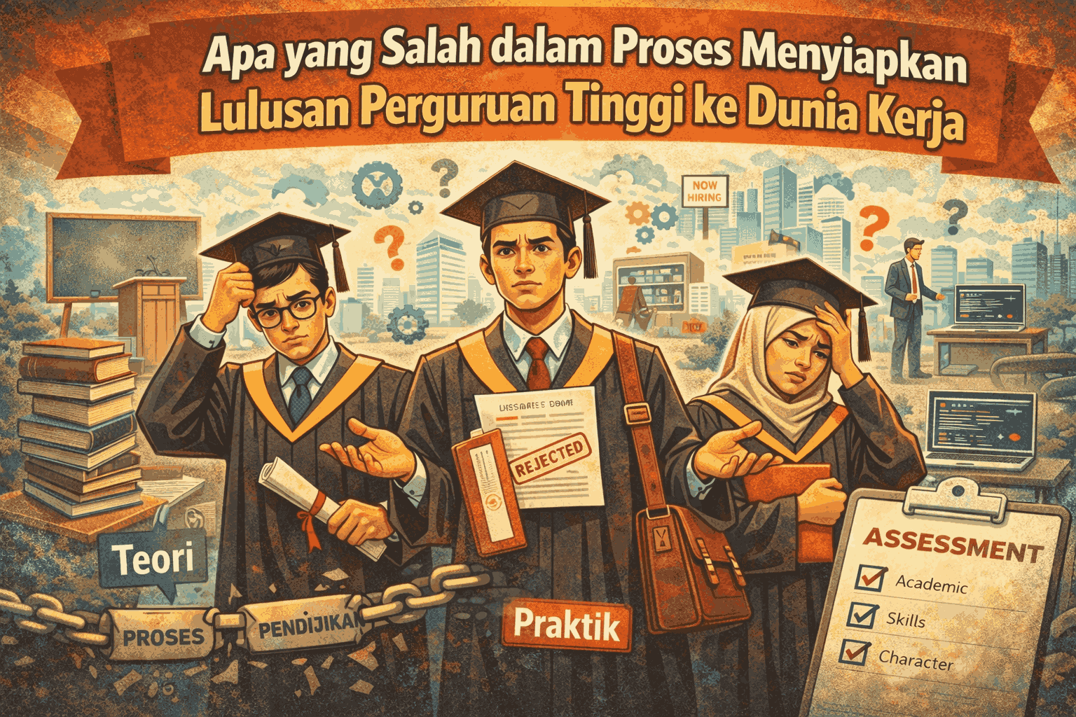 Apa yang Salah dalam Proses Menyiapkan Lulusan Perguruan Tinggi ke Dunia Kerja
