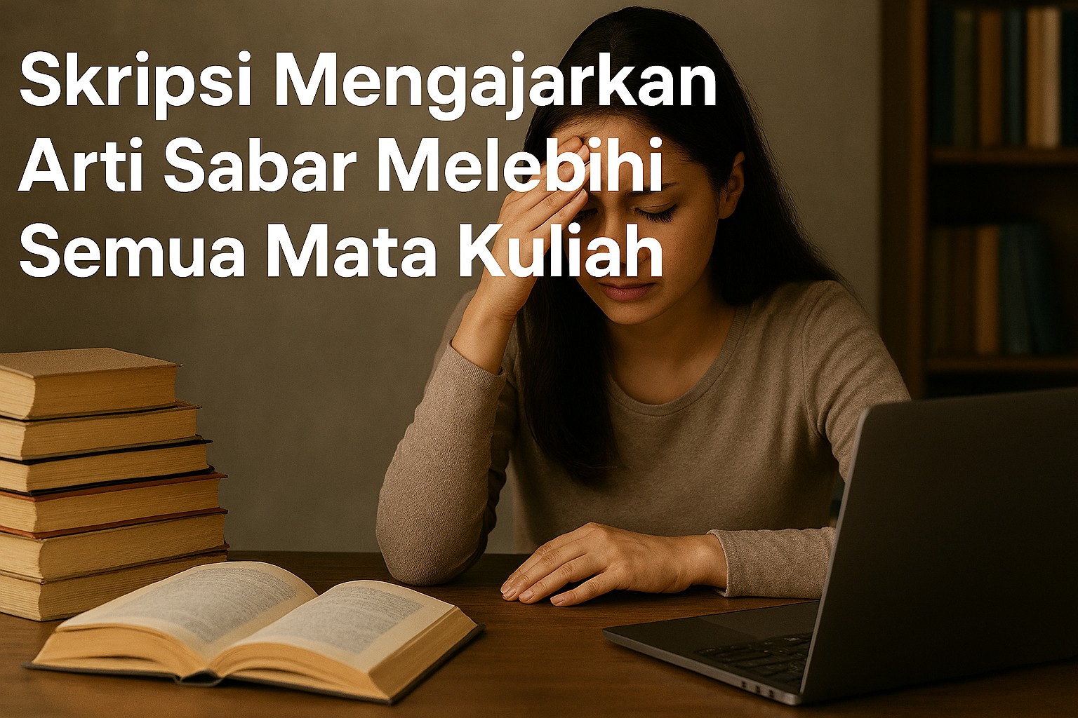 Skripsi Mengajarkan Arti Sabar Melebihi Semua Mata Kuliah