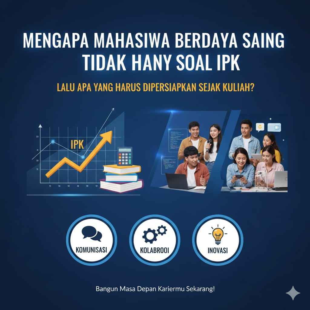 Mengapa Mahasiswa Berdaya Saing Tidak Hanya Soal IPK, Lalu Apa yang Harus Dipersiapkan Sejak Kuliah?