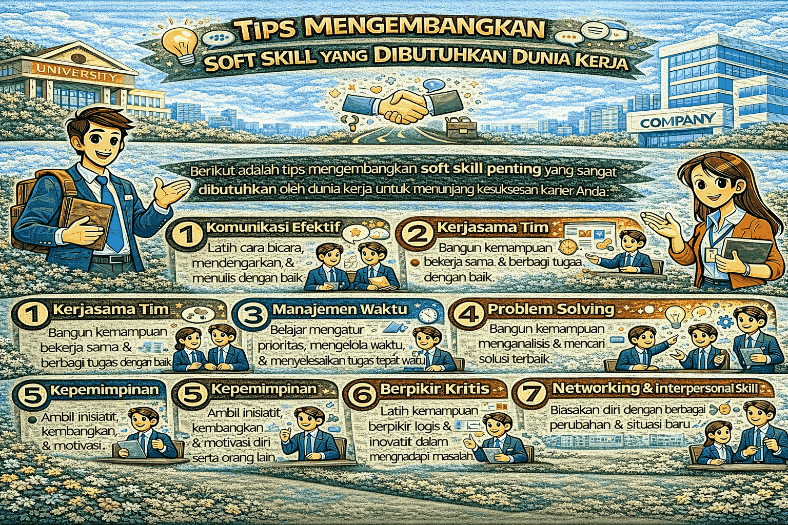 Tips Mengembangkan Soft Skill yang Dibutuhkan Dunia Kerja