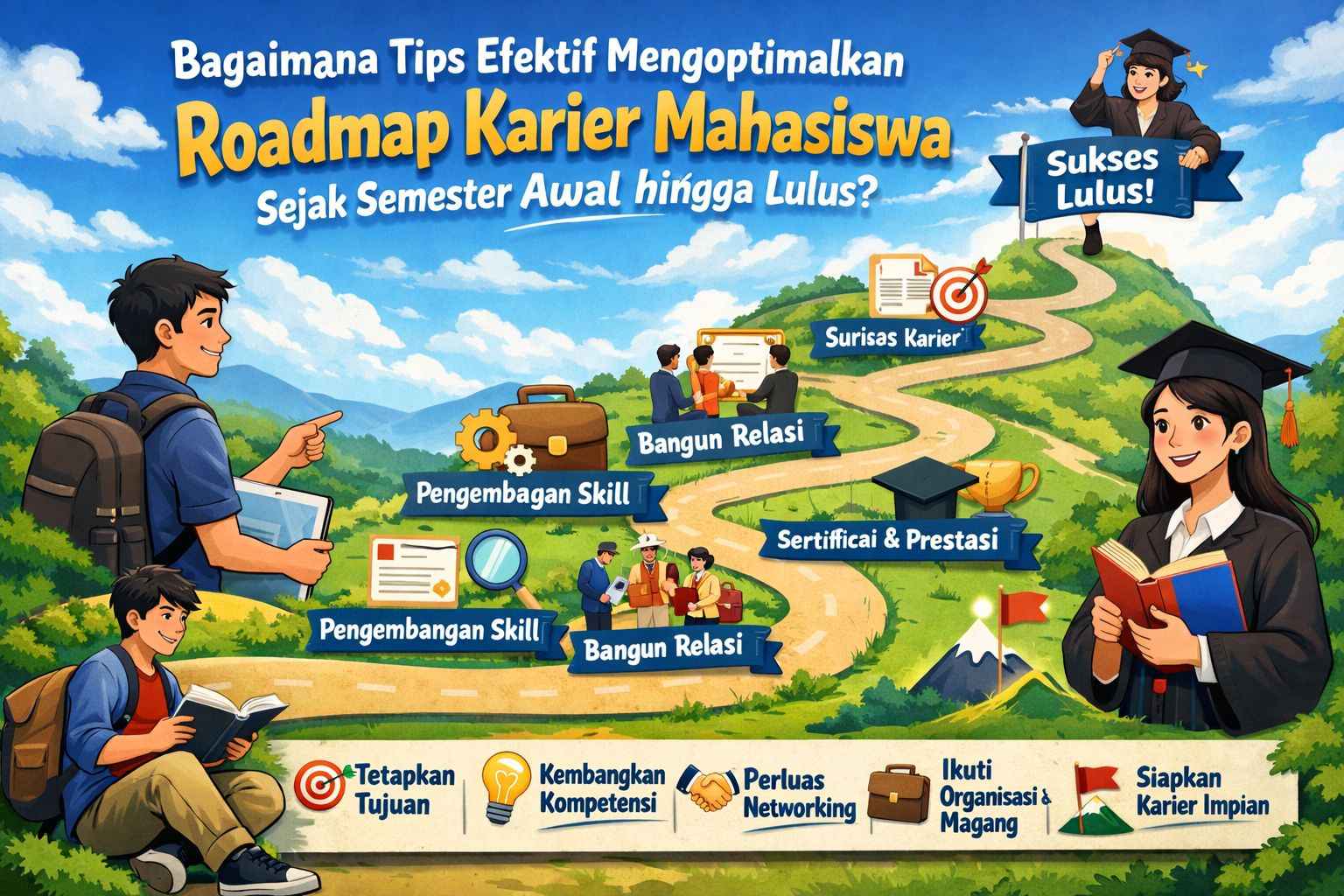 Bagaimana Tips Efektif Mengoptimalkan Roadmap Karier Mahasiswa Sejak Semester Awal hingga Lulus?