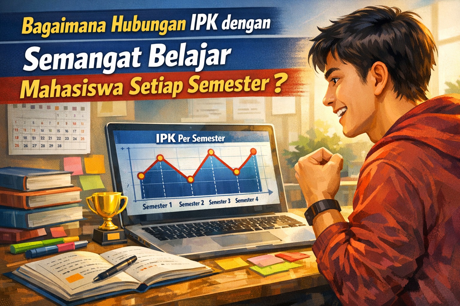 Bagaimana Hubungan IPK dengan Semangat Belajar Mahasiswa Setiap Semester?