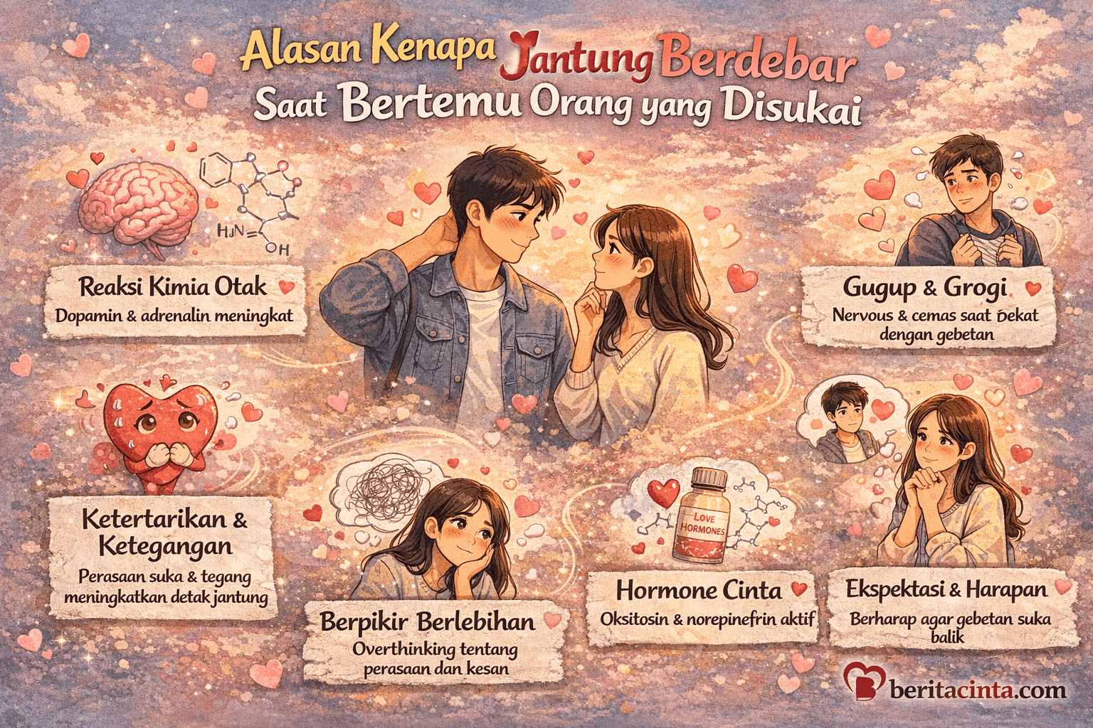 Berikut Alasan Kenapa Jantung Berdebar Saat Bertemu Orang yang Disukai