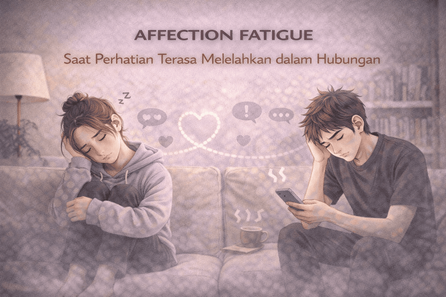Affection Fatigue Saat Perhatian Terasa Melelahkan dalam Hubungan