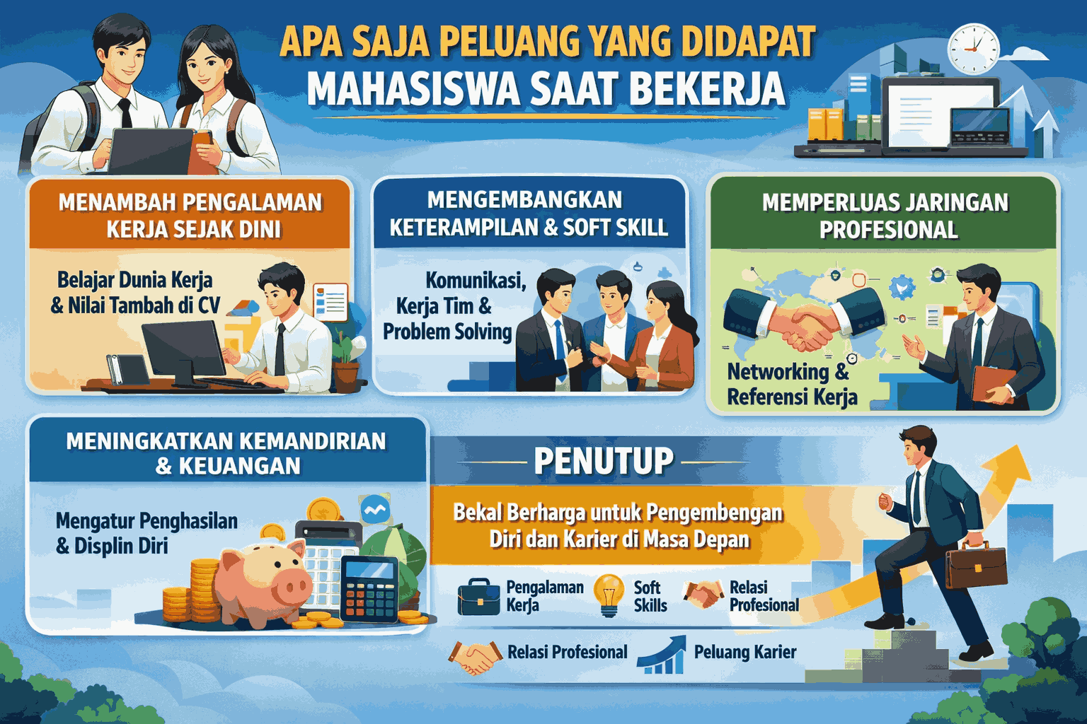 Apa Saja Peluang Yang Didapat Mahasiswa Saat Bekerja