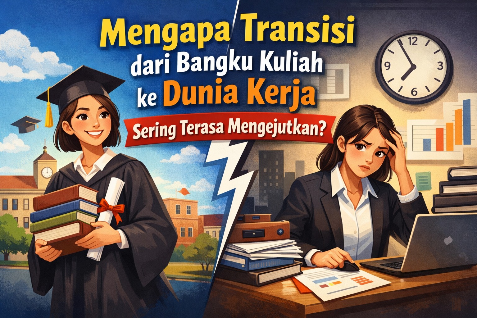 Mengapa Transisi dari Bangku Kuliah ke Dunia Kerja Sering Terasa Mengejutkan?