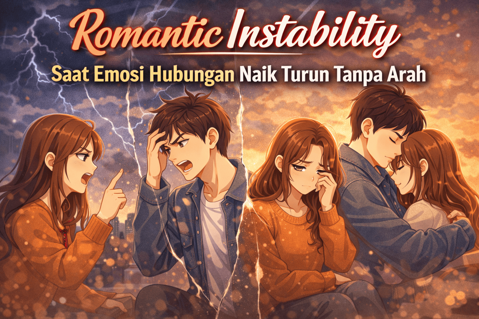 Romantic Instability Saat Emosi Hubungan Naik Turun Tanpa Arah