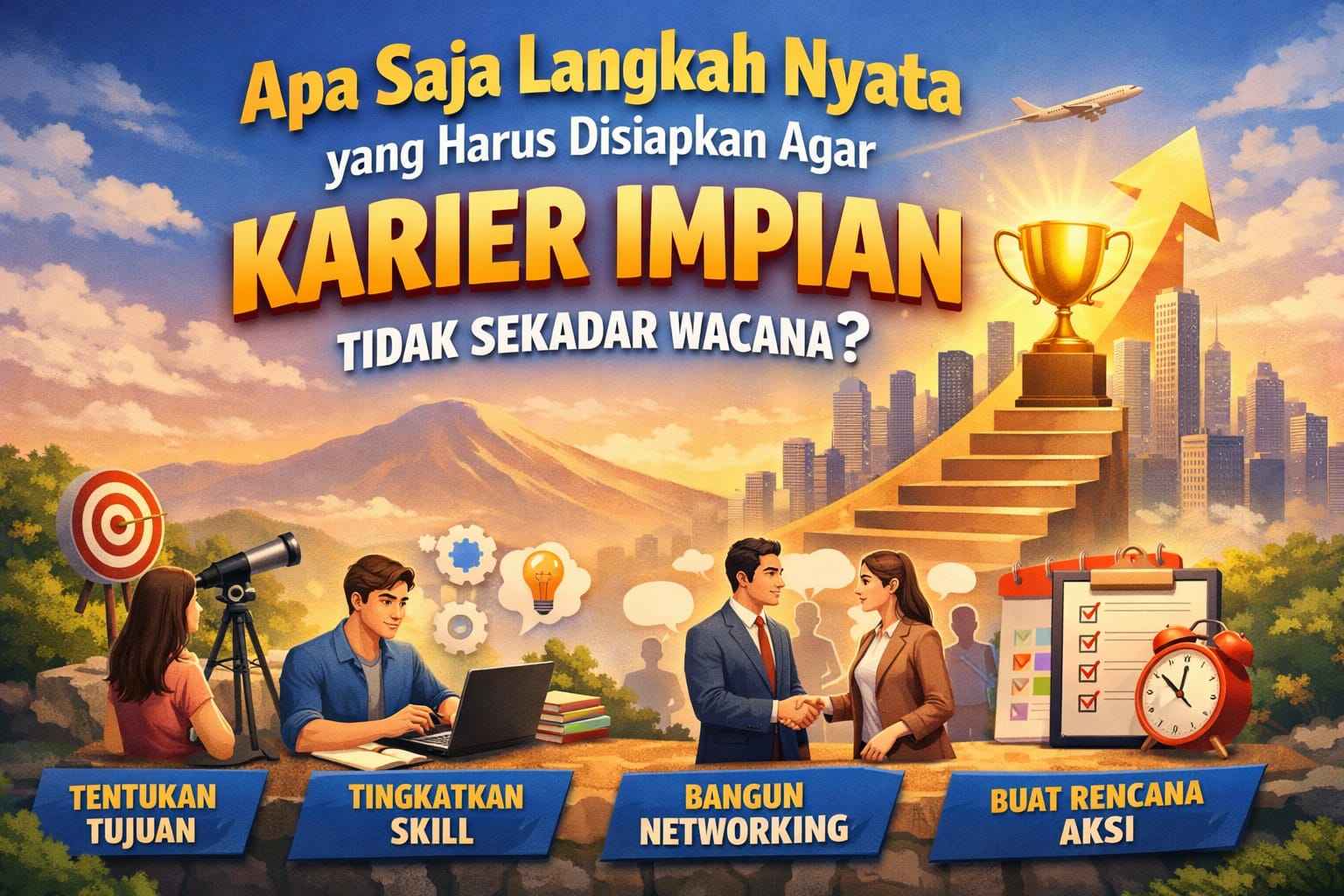 Apa Saja Langkah Nyata yang Harus Disiapkan Agar Karier Impian Tidak Sekadar Wacana?