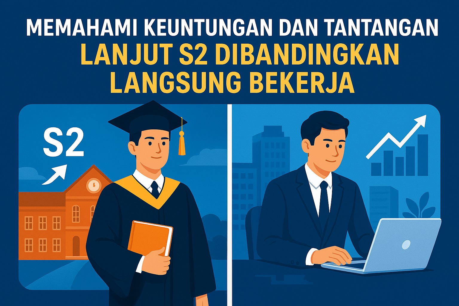 Memahami Keuntungan dan Tantangan Lanjut S2 Dibandingkan Langsung Bekerja